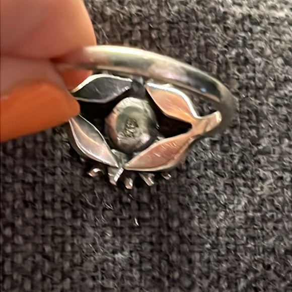 James Avery wild sunflower ring in silver and bronze - Picture 10 of 10